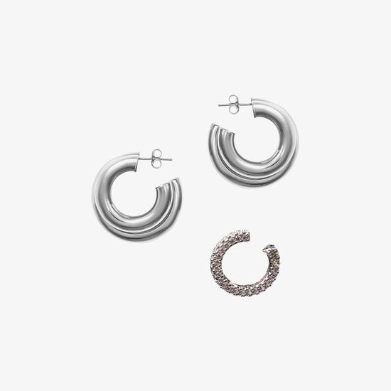 Set orecchini Kimè e Earcuff nova - Malira - Orecchini