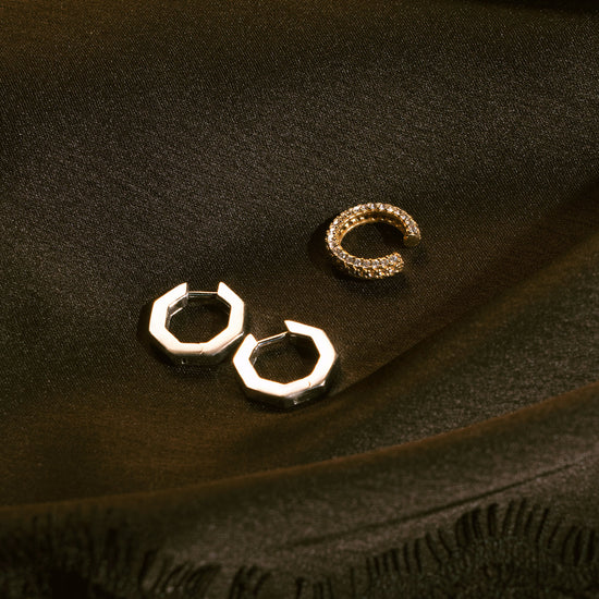 
                  
                    Set orecchini Sidera Grandi e Earcuff Nova - Malira - 
                  
                