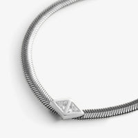 Bracciale Dune in ottone Ecobrass con finitura argento 925 — Malira